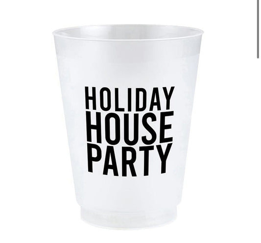 "Holiday House Party" Cup Set